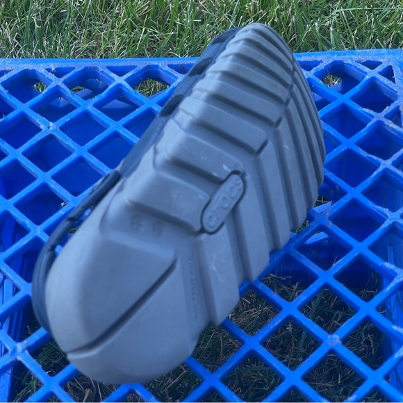 Crocs Duet Women’s 6 Men’s 4 Max Dual Comfort Clogs Blue Gray 201398 Flaw READ - Picture 12 of 14